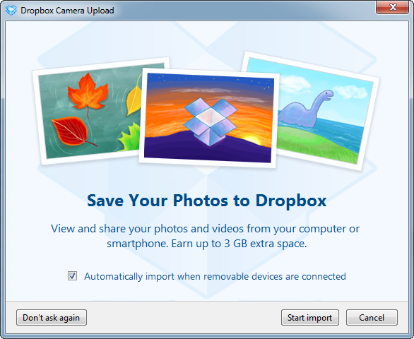 Jedna z nowszych metod bezpłatnego powiększenia przestrzeni Dropboksa to użycie usługi do synchronizowania zdjęć i filmów 
