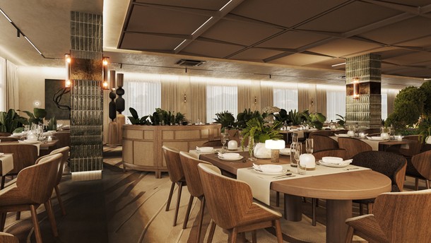 Restauracja w Wave Beach Concept Świnoujście.