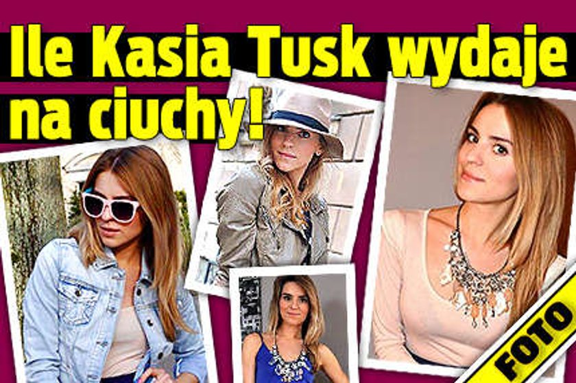 Ile Kasia Tusk wydaje na ciuchy? Foto