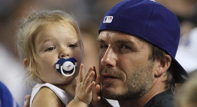 David defends daughter wearing pacifier at 4