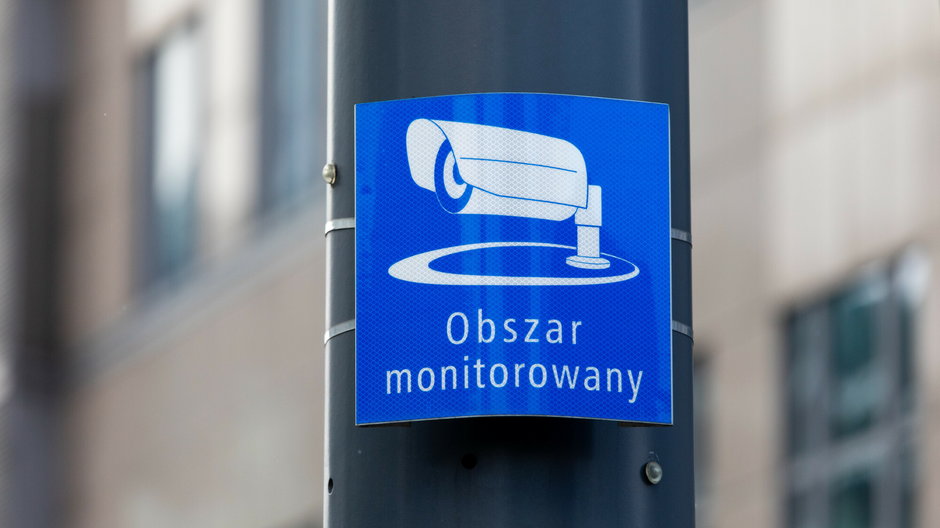 Znak oznaczający obszar monitorowany