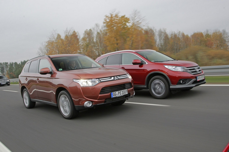 Mitsubishi Outlander kontra Honda CR-V: SUV-y bez zbędnych fajerwerków