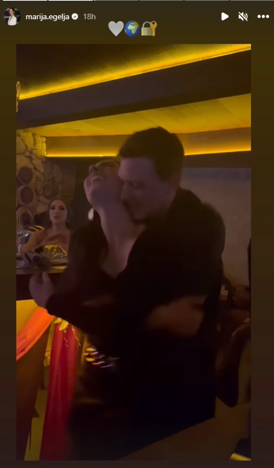 Marija Egelja sa suprugom