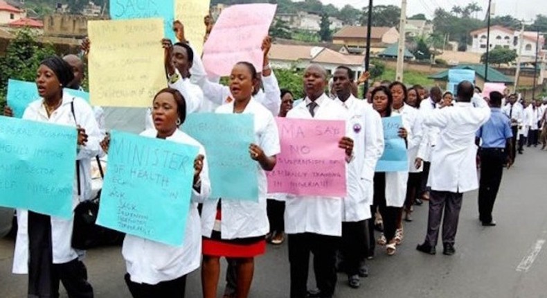 Striking doctors - Photo for illustrative purpose