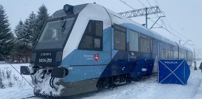 Dramat pod Lublinem. Pociąg potrącił dwóch odśnieżających torowisko