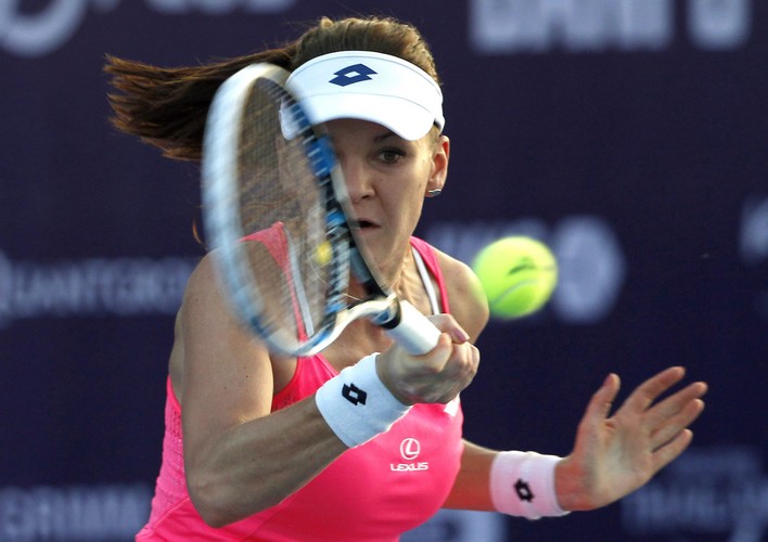 Agnieszka Radwańska pokonała Angelique Kerber 6:4, 6:3 w meczu pokazowym World Tennis Thailand Championship