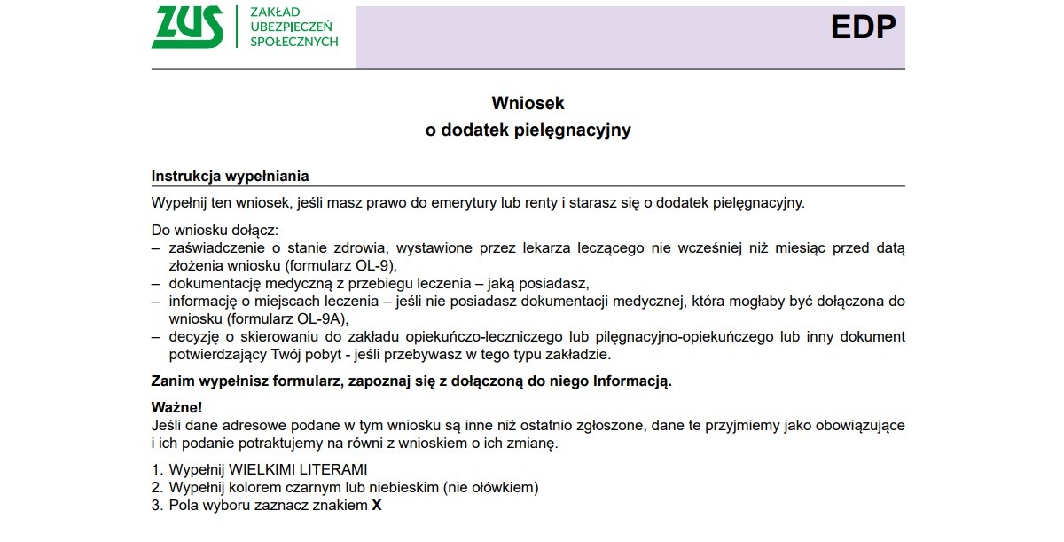 75 lat i dodatek do emerytury - ile wynosi? Wniosek EDP