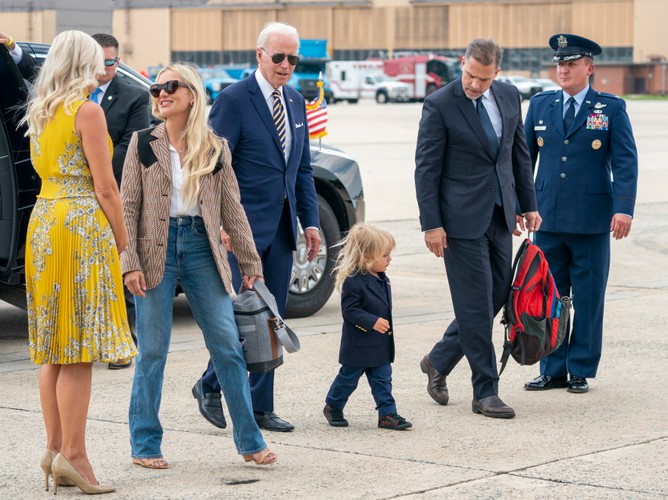 Joe Biden z rodziną