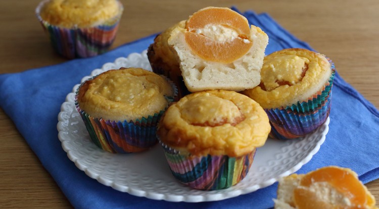 Barackos-mascarponés muffin recept / Fotó: Ringier