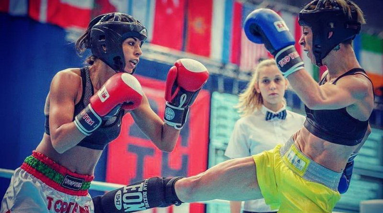 Zsiga Melinda a kickboxban teljesedett ki /Fotó: Instagram