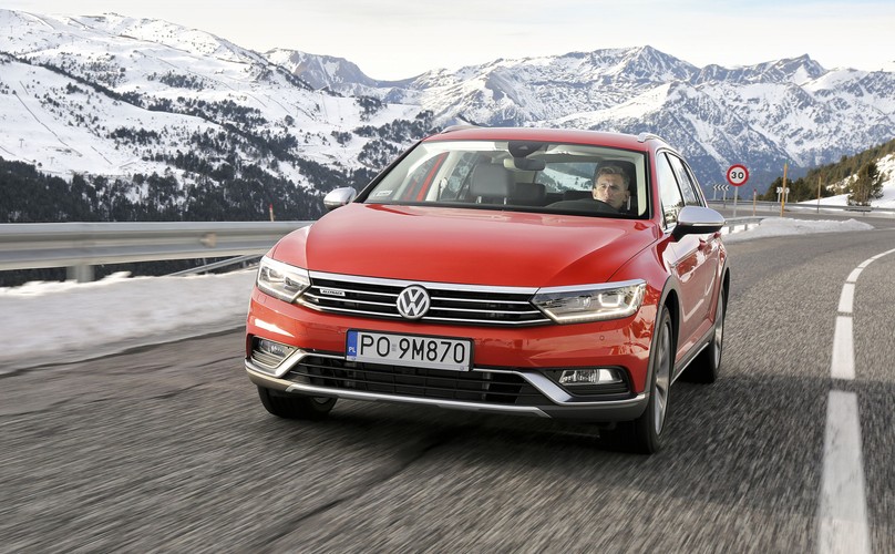 Robert Korzeniowski i volkswagen passat alltrack