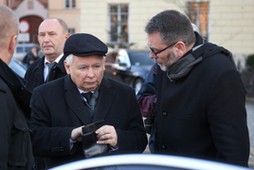 Prezes PiS Jarosław Kaczyńsko