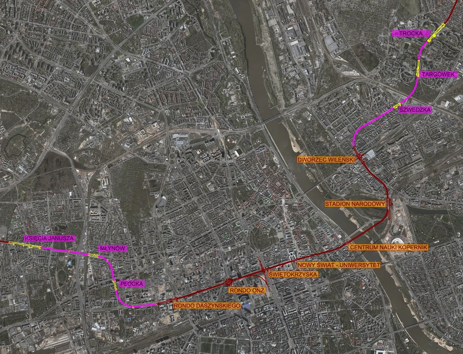 II linia metra w Warszawie