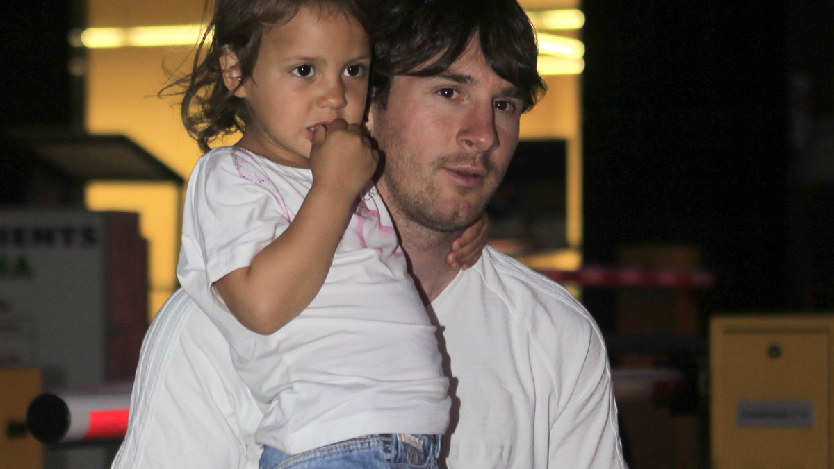 Lionel Messi z siostrzenicą