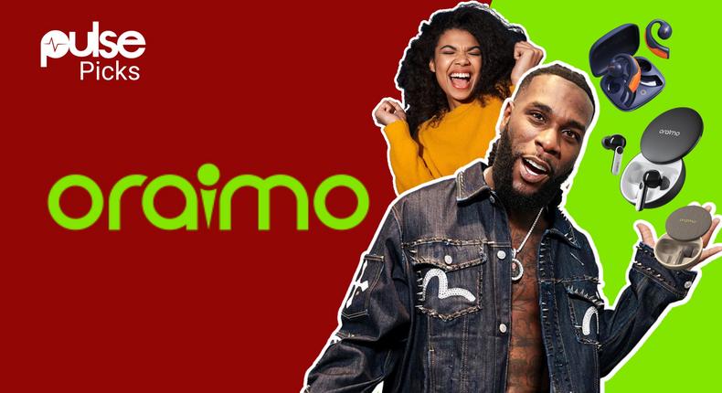 Burna Boy's Space Pods plus 4 more Oraimo earbuds with superior audio quality