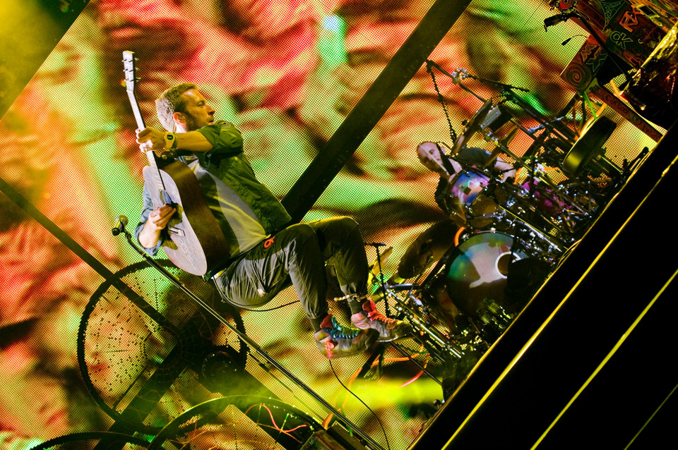 Coldplay na festiwalu Open'er (fot. Monika Stolarska/Onet.pl)