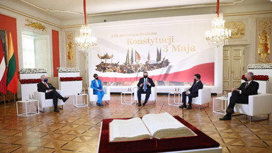 Spotkanie prezydentów z okazji 3 maja. Andrzej Duda: obywatele Europy Środkowo-Wschodniej wolni mogą być tylko razem