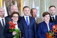 Beata Szydło Andrzej Duda Dawid Jackiewicz Jan Szyszko Witold Waszczykowski Anna Zalewska Jarosław Gowin