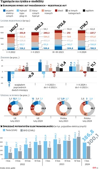 Tąpnięcie na rynku e-mobility