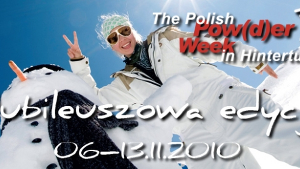 Jubileuszowa X edycja Polish Pow(d)er Week in Hintertux odbędzie się w tym roku w dniach 06-13 listopada. Z tej organizatorzy przygotowali szereg nowych atrakcji, ale nie zabraknie również stałych punktów programu.