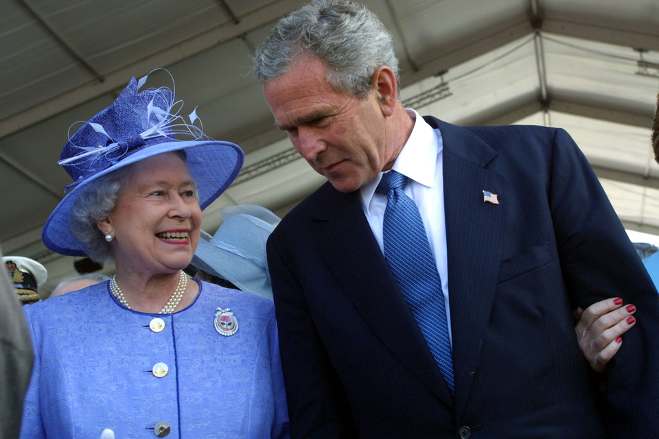 Elżbieta II i prezydenci USA: George W. Bush