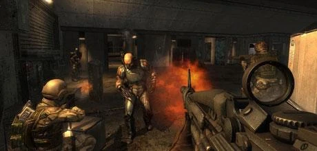 Screen z gry "Enemy Territory: Quake Wars" (wersja na PS 3)