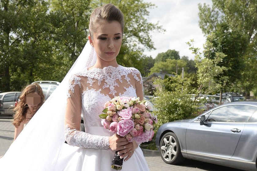 Agnieszka Szczurek w sukni od Violi Piekut