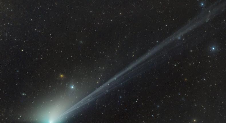 Comet ZTF, as photographed on January 18, 2023.Dan Bartlett