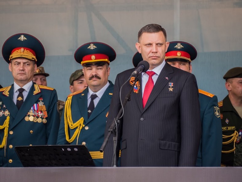 Aleksander Zacharczenko, przywódca Donieckiej Republiki Ludowej, maj 2016