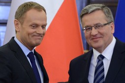 Donald Tusk, Bronisław Komorowski