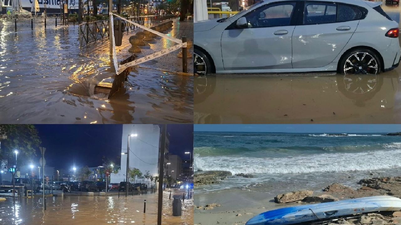 Cum era un român să cadă într-o canalizare, în plin cod roșu de ploi și inundații la Ibiza: „Apocalipsă! Plecam în papuci de la cazare. Pompierii mi-au spus să ocolesc, altfel mă trăgea curentul”