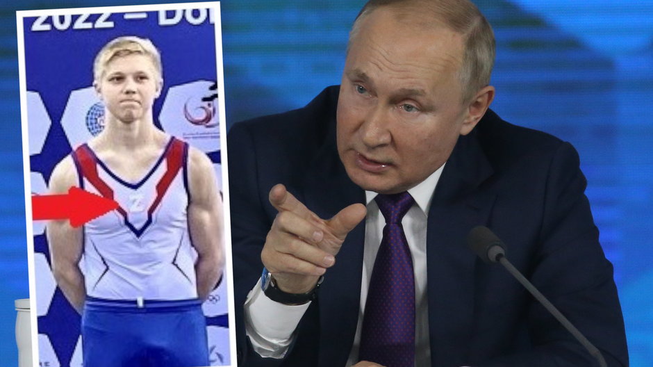 Iwan Kuliak i Władimir Putin. Zdjęcie sportowca pochodzi z twitterowego profilu Jensa Weinreicha
