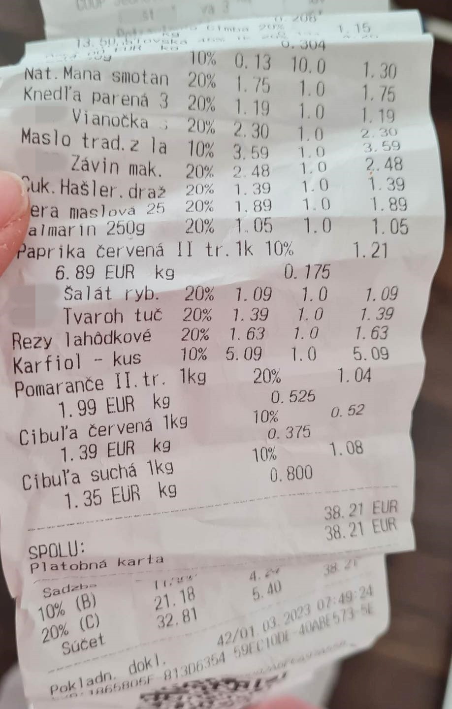 Facebookova stránka zverejnila šialenú cenu karfiolu.