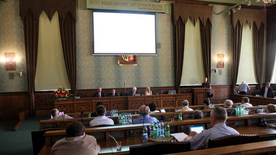 Sesja Rady Miejskiej, zdjęcie z 2018 roku