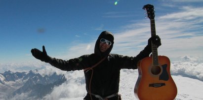 Co? Kupicha wszedł z gitarą na Mont Blanc!