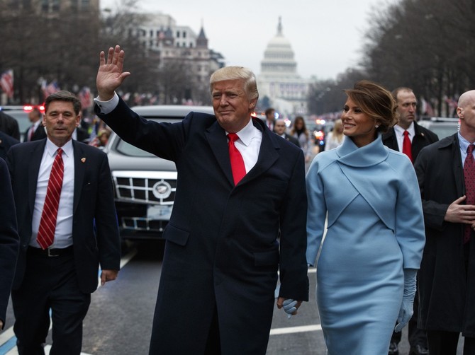 Melanija i Donald Tramp