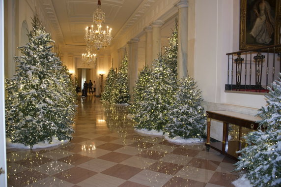 Świąteczne dekoracje w Białym Domu w 2017 roku