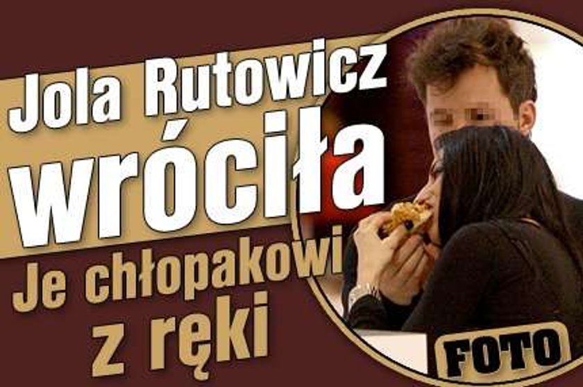 Jola Rutowicz wróciła. Je chłopakowi z ręki. FOTO