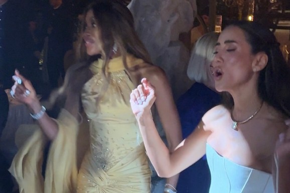 SVETSKA EKSKLUZIVA Naomi Kembel na venčanju Tamare Kalinić: Zajedno plesale do kasno u noć