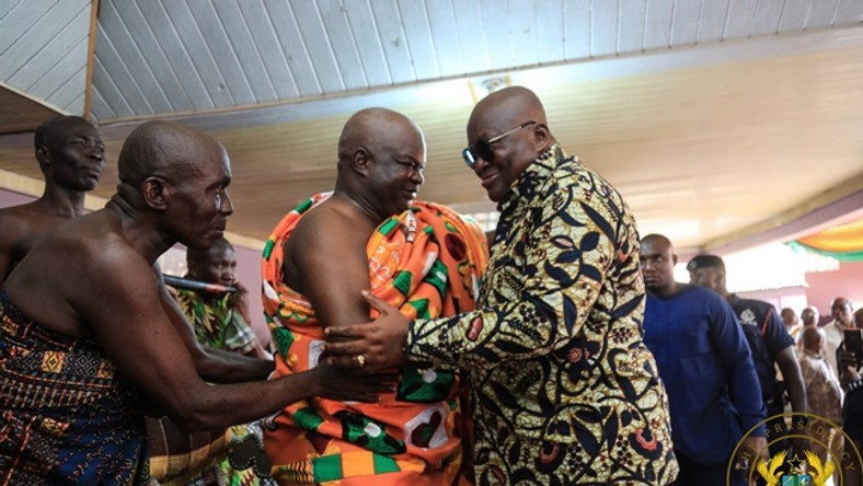 Sefwi Wiawso Paramount Chief withNana Addo