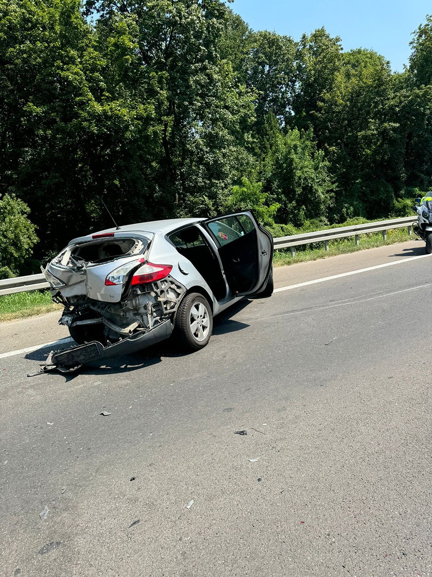 Nesreća na autoputu u Beogradu