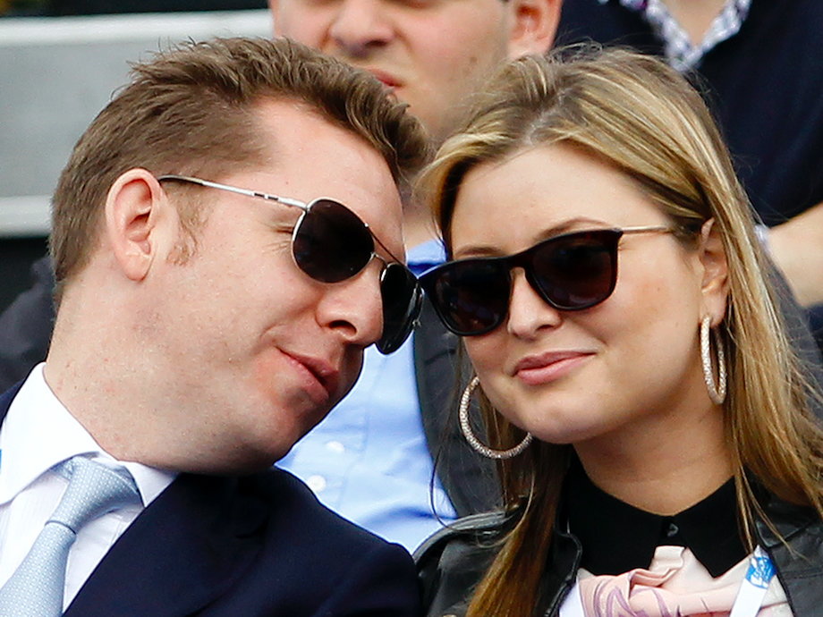 Nick Candy with his wife, popstar Holly Valance