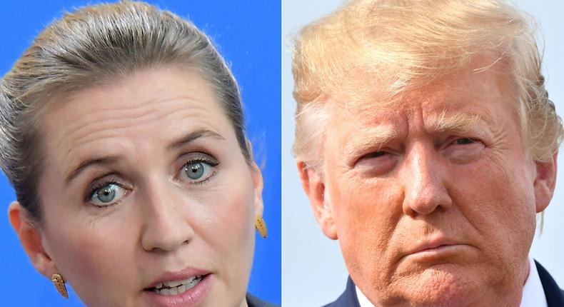 Trump Mette Frederiksen