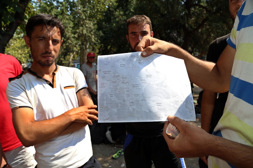 Mapa imigrantske golgote