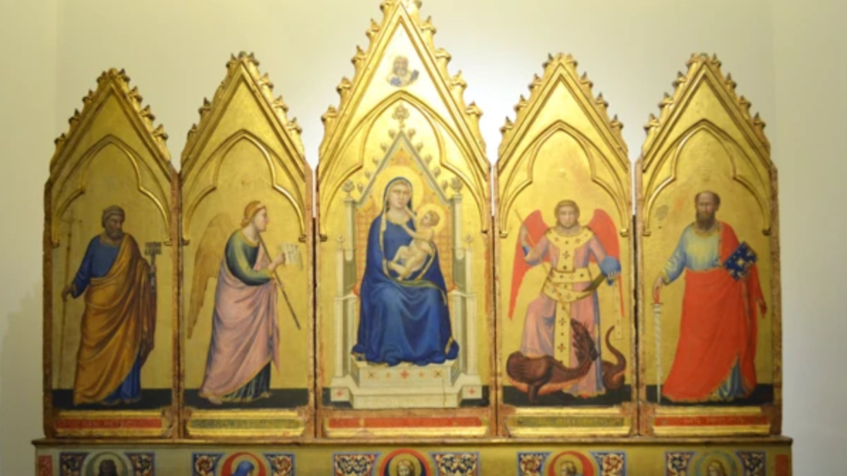 „Comoara Italiei” a ajuns la Iași, unde este păzită nonstop. Pictura de Giotto ar valora peste 100 de milioane de euro: „Securizată cu tot ce trebuie: senzori, camere”