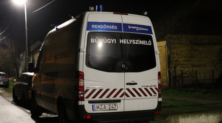 Késő estig helyszíneltek a rendőrök / Fotó: Police.hu