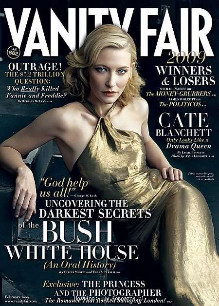 Oryginalna okładka "Vanity Fair" z Cate Blanchett