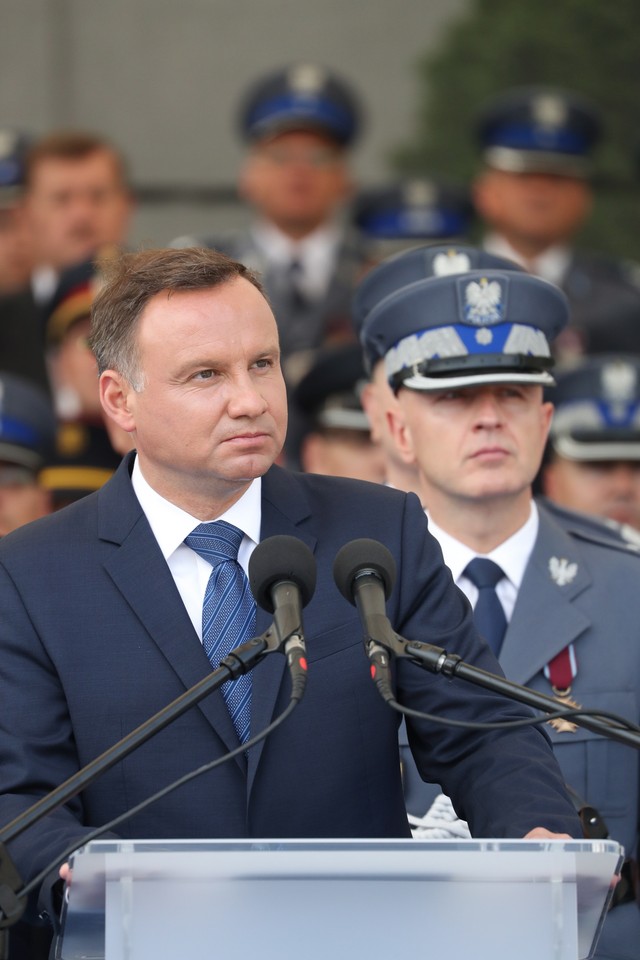 LEGIONOWO CENTRALNE OBCHODY ŚWIĘTA POLICJI PREZYDENT (Andrzej Duda, Jarosław Szymczyk)