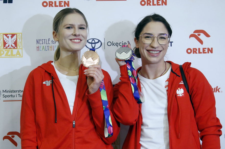 Pia Skrzyszowska i Ewa Swoboda z medalami HMŚ 2024