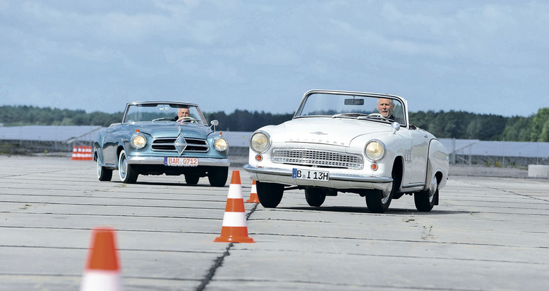 Wartburg Sport kontra Borgward Isabella Cabrio - wyprzedzić bez doganiania